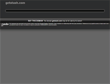 Tablet Screenshot of getstash.com